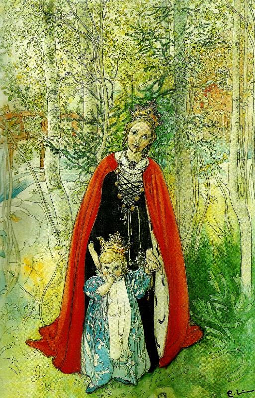 Carl Larsson prinsessan var oil painting image